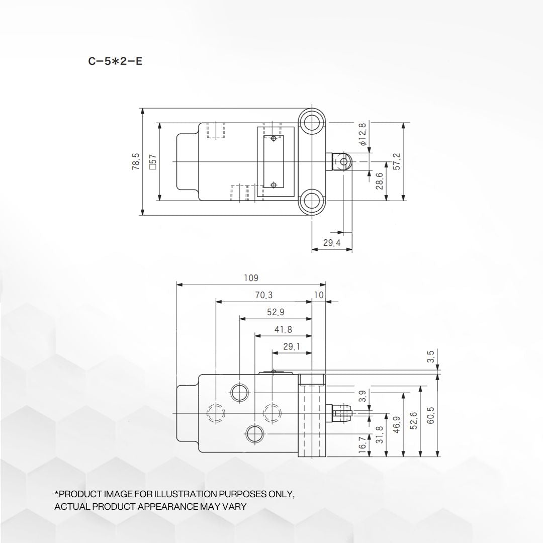 C-552-E-JA-J | Mechanically Operated Valve C-552-E-JA-J | Mechanically Operated Valve